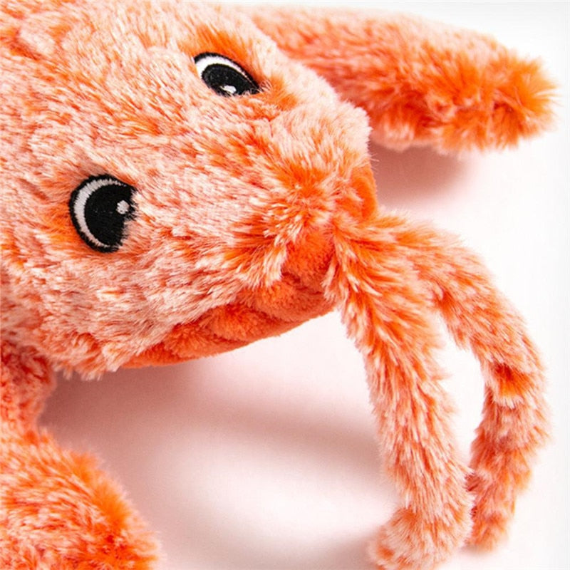 Juguete de peluche con sonido de langosta para perros y gatos